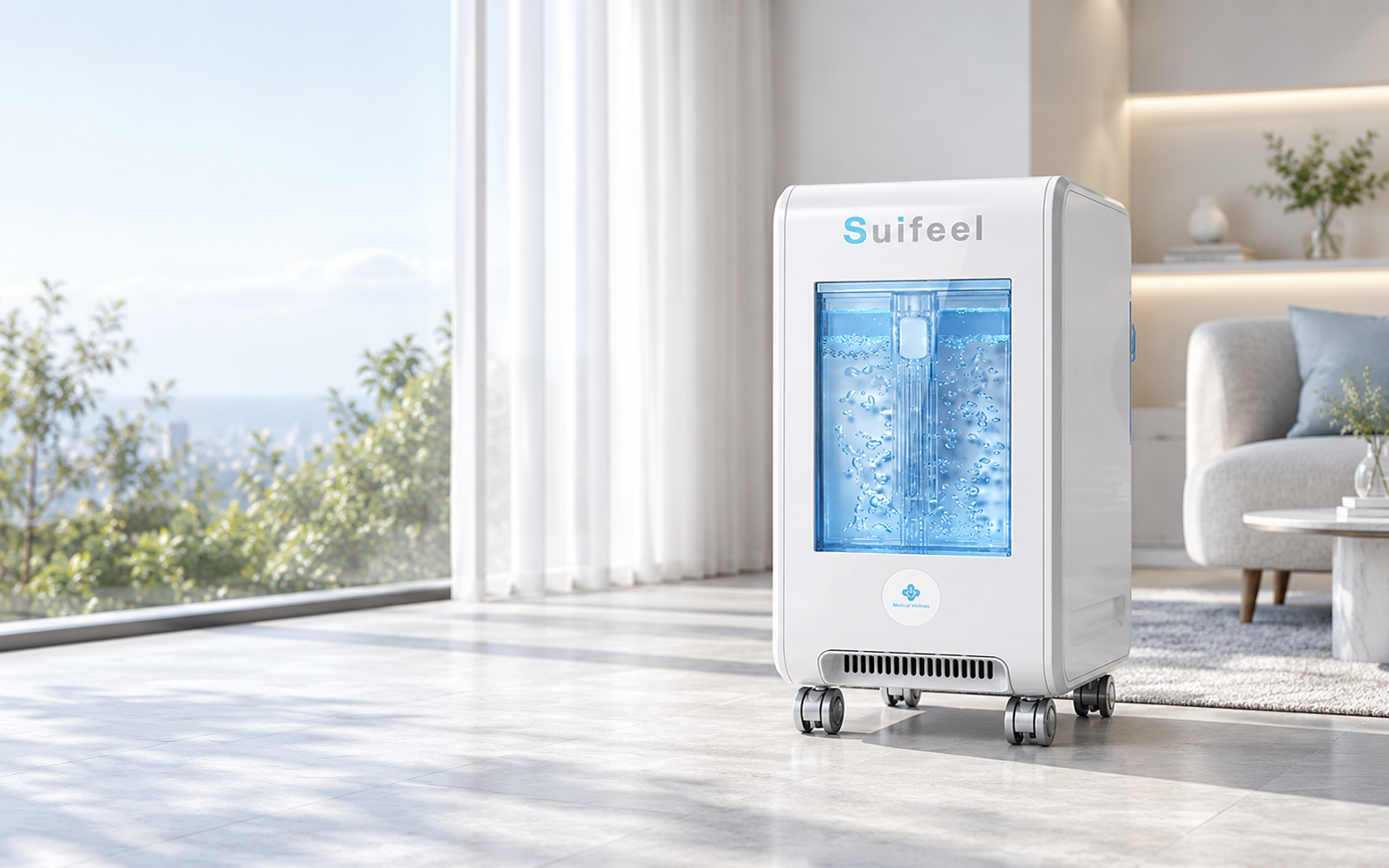 水素吸入器を比較検討するためのSuifeelイメージビジュアル