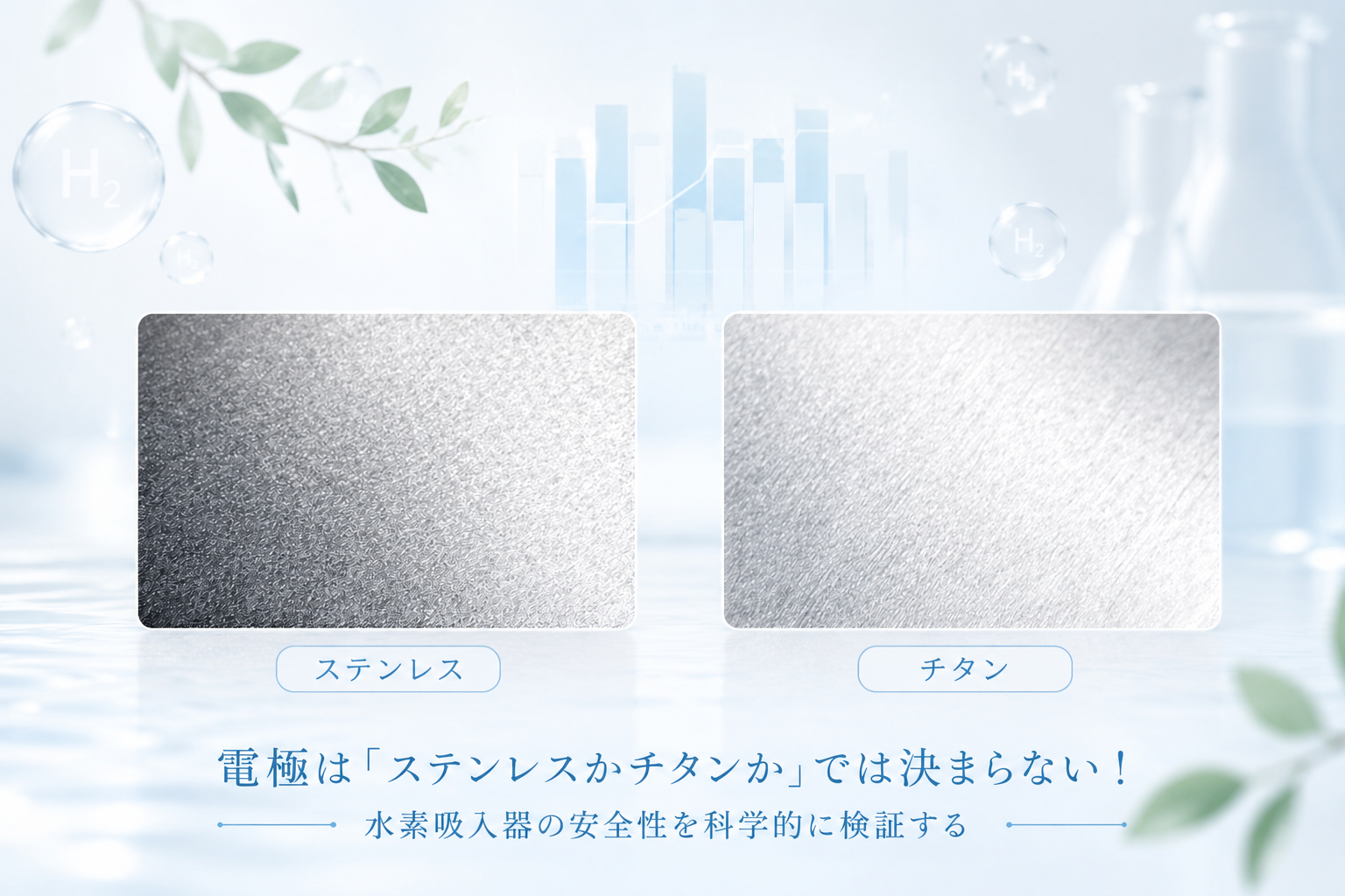 電極は「ステンレスかチタンか」では決まらない！水素吸入器の安全性を科学的に検証する
